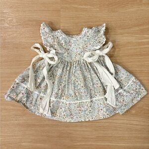 Edgehill Collection Floral Dress 6M Baby Girl Cottagecore Easter Spring Church